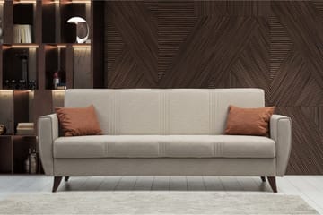 Dewan Sovesofa 3-seter - Beige - Møbler - Sofaer - Sovesofaer - 3 seters sovesofa