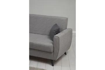 Dewan Sovesofa 3-seter - Lys grå - Møbler - Sofaer - Sovesofaer - 3 seters sovesofa