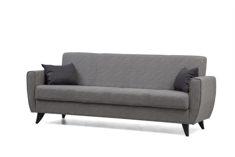 Dewan Sovesofa 3-seter - Lys grå - Møbler - Sofaer - Sovesofaer - 3 seters sovesofa