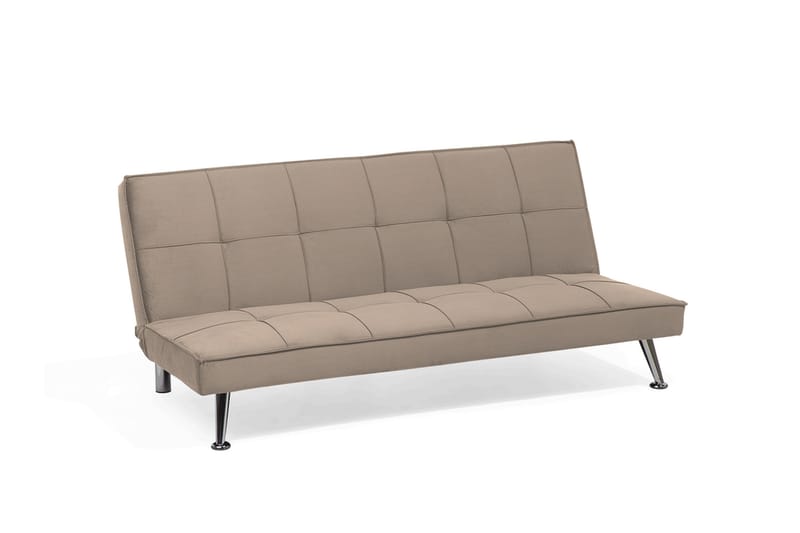 Divansofa Hasle 168 cm - Beige | Grå - 3 seters sovesofa