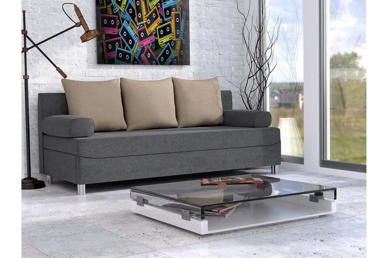 Dover Sovesofa 192x80x80 cm - Møbler - Sofaer - Sovesofaer - 3 seters sovesofa