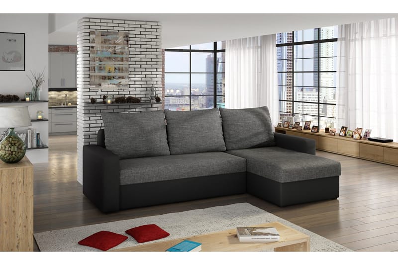 Eguino Sovesofa, Grå/Svart