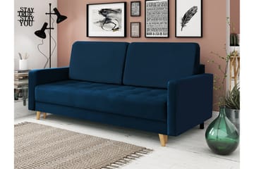 Eirado 3-seters Sovesofa - Blå - Møbler - Sofaer - Sovesofaer - 3 seters sovesofa