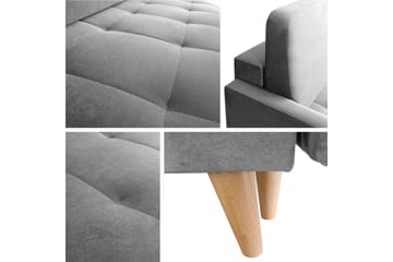 Eirado 3-seters Sovesofa - Grå - Møbler - Sofaer - Sovesofaer - 3 seters sovesofa