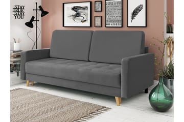 Eirado 3-seters Sovesofa - Grå - Møbler - Sofaer - Sovesofaer - 3 seters sovesofa