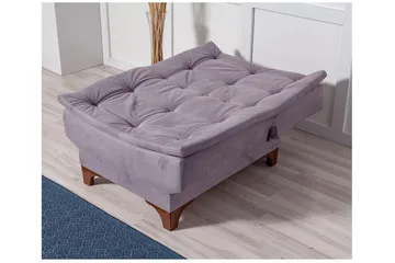 Elsis Sovesofa 3-seter - Grå - Møbler - Sofaer - Sovesofaer - 3 seters sovesofa