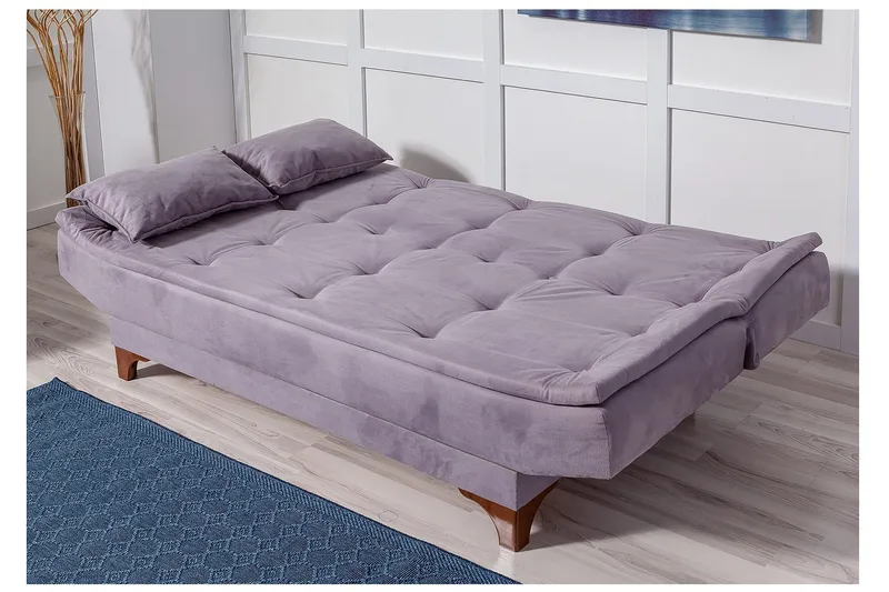 Elsis Sovesofa 3-seter - Grå - Møbler - Sofaer - Sovesofaer - 3 seters sovesofa