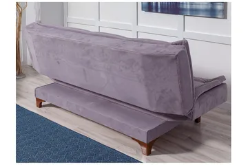 Elsis Sovesofa 3-seter - Grå - Møbler - Sofaer - Sovesofaer - 3 seters sovesofa