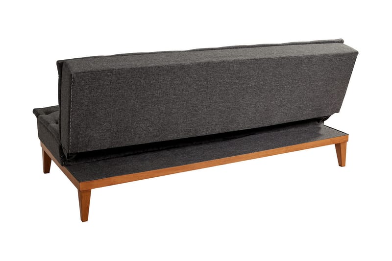 Glyddyn 3-seter Sovesofa - Grå - Møbler - Sofaer - Sovesofaer - 3 seters sovesofa