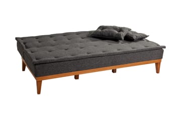 Glyddyn 3-seter Sovesofa - Grå - Møbler - Sofaer - Sovesofaer - 3 seters sovesofa