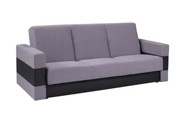 Gordia Sovesofa 222x88x89 cm - Grå - Møbler - Sofaer - Sovesofaer - 3 seters sovesofa