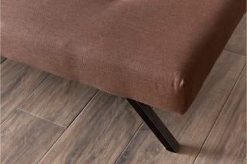 Hetalia 3-seter Rektangulær Sovesofa 102x180 cm i Stoff - Brun - Møbler - Sofaer - Sovesofaer - 3 seters sovesofa