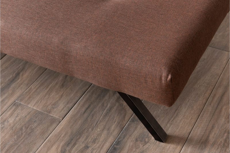 Hetalia 3-seter Rektangulær Sovesofa 102x180 cm i Stoff - Brun - Møbler - Sofaer - Sovesofaer - 3 seters sovesofa