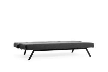 Hetalia 3-seters Langsgående Sovesofa 102x180 cm i Stoff - Mørkegrå - Møbler - Sofaer - Sovesofaer - 3 seters sovesofa