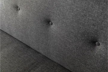 Hetalia 3-seters Langsgående Sovesofa 102x180 cm i Stoff - Mørkegrå - Møbler - Sofaer - Sovesofaer - 3 seters sovesofa