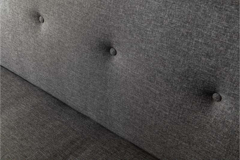 Hetalia 3-seters Langsgående Sovesofa 102x180 cm i Stoff - Mørkegrå - Møbler - Sofaer - Sovesofaer - 3 seters sovesofa
