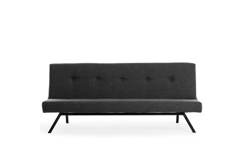 Hetalia 3-seters Langsgående Sovesofa 102x180 cm i Stoff - Mørkegrå - Møbler - Sofaer - Sovesofaer - 3 seters sovesofa