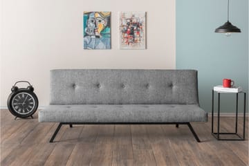Hetalia Sovesofa 3-seter - Lys grå - Møbler - Sofaer - Sovesofaer - 3 seters sovesofa