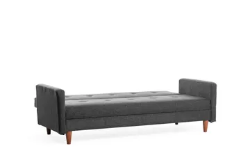 Hiko 3-seter Sovesofa 102x180 cm i Stoff - Antrasitt - Møbler - Sofaer - Sovesofaer - 3 seters sovesofa