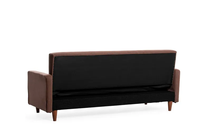 Hiko Sovesofa - Brun - Møbler - Sofaer - Sovesofaer - 3 seters sovesofa