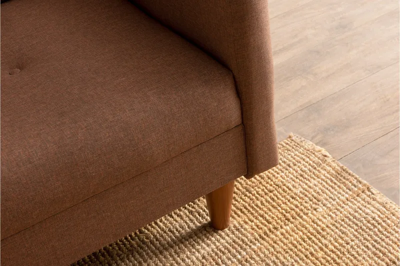 Hiko Sovesofa - Brun - Møbler - Sofaer - Sovesofaer - 3 seters sovesofa