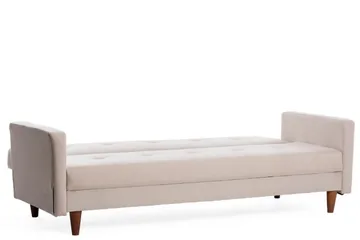 Hiko Sovesofa - Cream - Møbler - Sofaer - Sovesofaer - 3 seters sovesofa