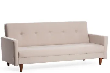 Hiko Sovesofa - Cream - Møbler - Sofaer - Sovesofaer - 3 seters sovesofa