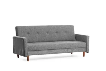 Hiko Sovesofa - Lysegrå - Møbler - Sofaer - Sovesofaer - 3 seters sovesofa