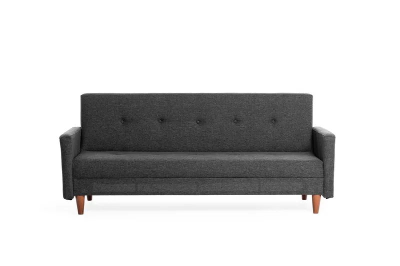 Hiko Sovesofa - Mørkegrå - Møbler - Sofaer - Sovesofaer - 3 seters sovesofa