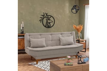 Hunterville Sovesofa 3-seters 106x186 - Krem - Møbler - Sofaer - Sovesofaer - 3 seters sovesofa