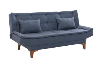Hunterville Sovesofa 3-seters 106x187 - Mørkeblå - Møbler - Sofaer - Sovesofaer - 3 seters sovesofa