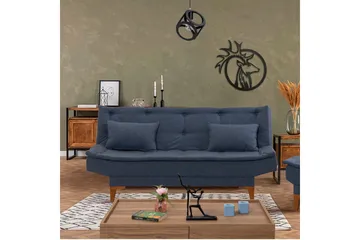 Hunterville Sovesofa 3-seters 106x187 - Mørkeblå - Møbler - Sofaer - Sovesofaer - 3 seters sovesofa