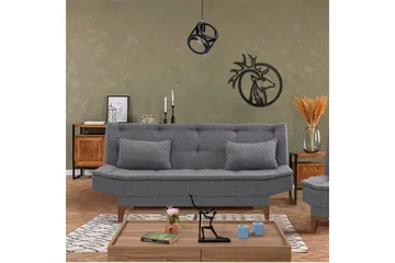 Hunterville Sovesofa 3-seters 106x188 - Mørkegrå - Møbler - Sofaer - Sovesofaer - 3 seters sovesofa