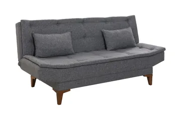 Hunterville Sovesofa 3-seters 106x188 - Mørkegrå - Møbler - Sofaer - Sovesofaer - 3 seters sovesofa