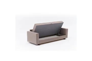 3-seters sovesofa Iroulport Arzilla Brun - Brun - Møbler - Sofaer - Sovesofaer - 3 seters sovesofa