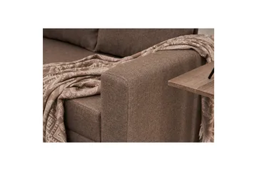 3-seters sovesofa Iroulport Arzilla Brun - Brun - Møbler - Sofaer - Sovesofaer - 3 seters sovesofa