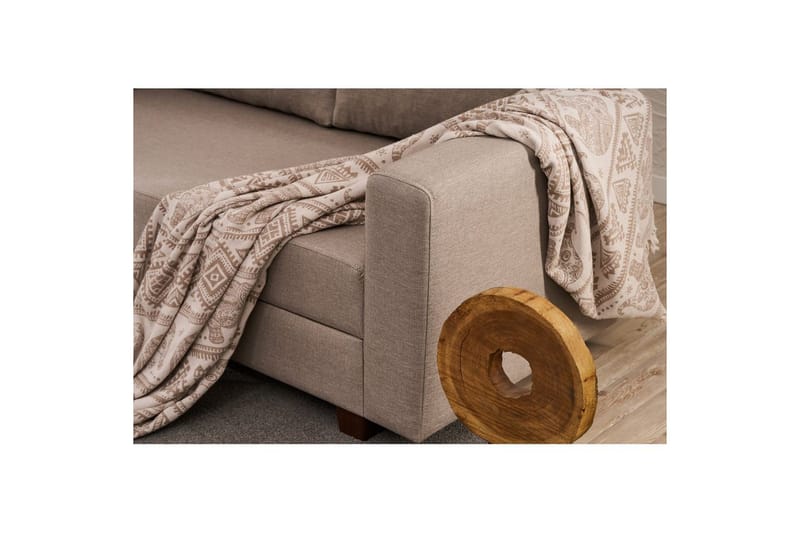 3-seters sovesofa Iroulport Beige - Beige - Møbler - Sofaer - Sovesofaer - 3 seters sovesofa
