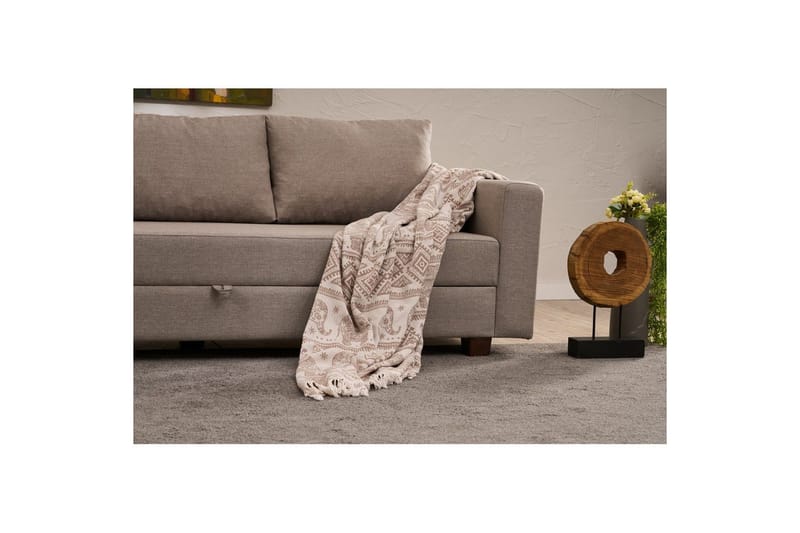 3-seters sovesofa Iroulport Beige - Beige - Møbler - Sofaer - Sovesofaer - 3 seters sovesofa