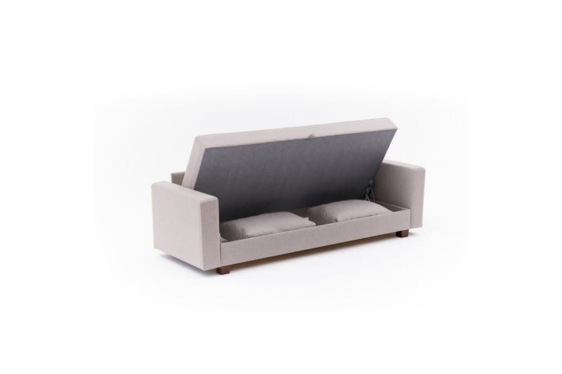 3-seters sovesofa Iroulport Beige - Beige - Møbler - Sofaer - Sovesofaer - 3 seters sovesofa
