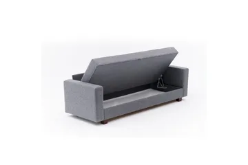 3-seters sovesofa Iroulport Grå - Grå - Møbler - Sofaer - Sovesofaer - 3 seters sovesofa