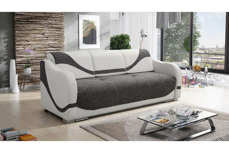 Karmen Sovesofa 226x93x88 cm - Møbler - Sofaer - Sovesofaer - 3 seters sovesofa