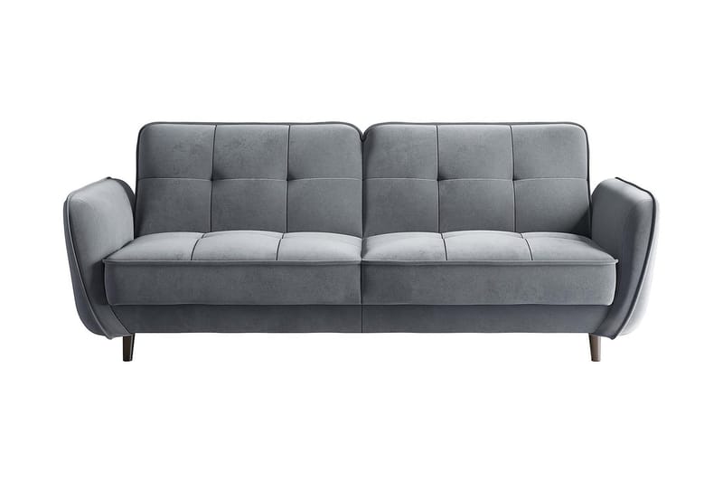 Katsuya Sovesofa 3-seters - Grå - Møbler - Sofaer - Sovesofaer - 3 seters sovesofa