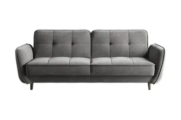 Katsuya Sovesofa 3-seters - Grå - Møbler - Sofaer - Sovesofaer - 3 seters sovesofa