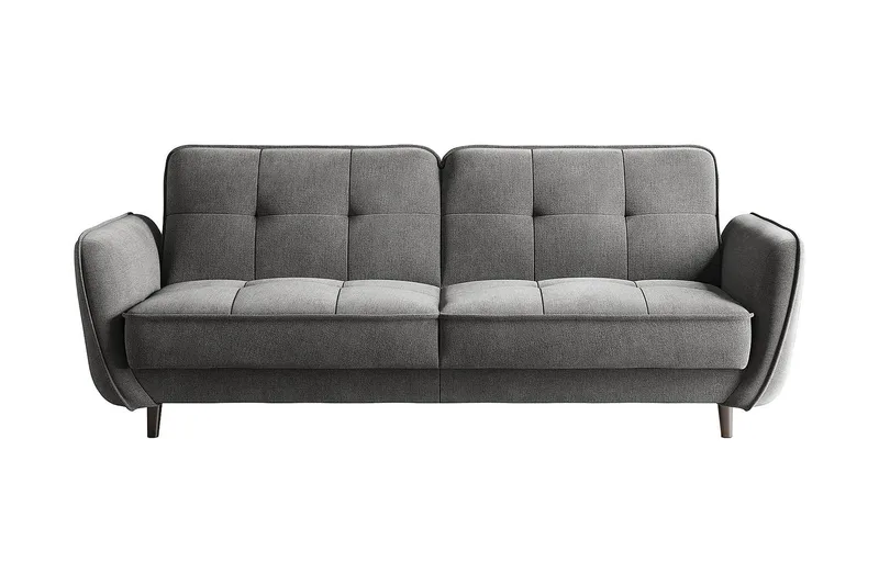 Katsuya Sovesofa 3-seters - Grå - Møbler - Sofaer - Sovesofaer - 3 seters sovesofa