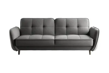 Katsuya Sovesofa 3-seters - Grå - Møbler - Sofaer - Sovesofaer - 3 seters sovesofa