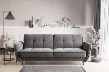Katsuya Sovesofa 3-seters - Grå - Møbler - Sofaer - Sovesofaer - 3 seters sovesofa