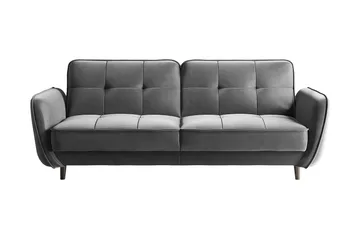 Katsuya Sovesofa 3-seters - Grå - Møbler - Sofaer - Sovesofaer - 3 seters sovesofa