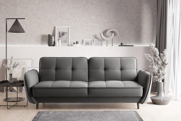Katsuya Sovesofa 3-seters - Grå - Møbler - Sofaer - Sovesofaer - 3 seters sovesofa