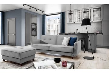 Katsuya Sovesofa 3-seters - Lysegrå - Møbler - Sofaer - Sovesofaer - 3 seters sovesofa