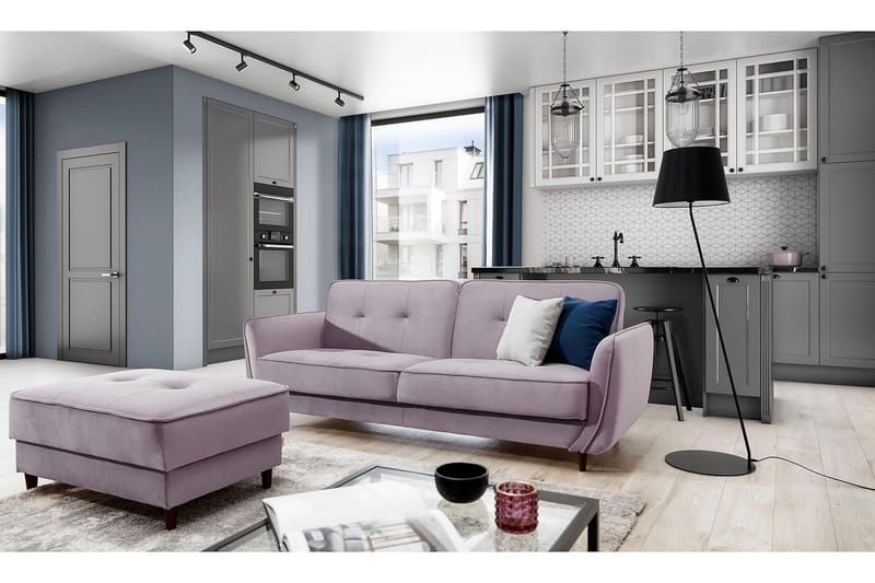 Katsuya Sovesofa 3-seters, Lyserosa